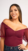 Top Barbara con Lunares