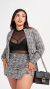 Short Falda de Tweed