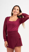 Short Falda Anai Vino