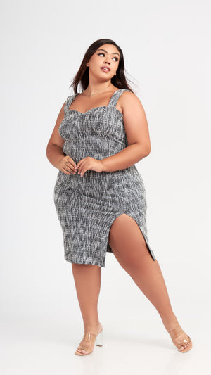 Vestido de Tweed Leticia