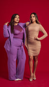 Top de Tul  Nahomi  color Morado