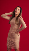 Vestido Alondra Color Arena