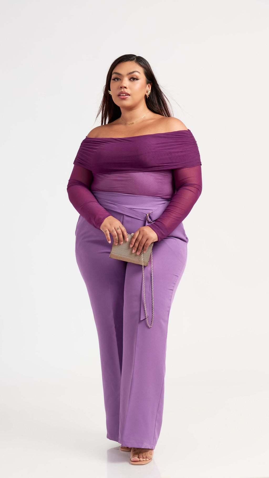 Top de Tul Off Shoulder Jhoselyn