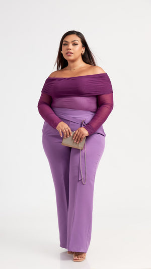 Top de Tul Off Shoulder Jhoselyn