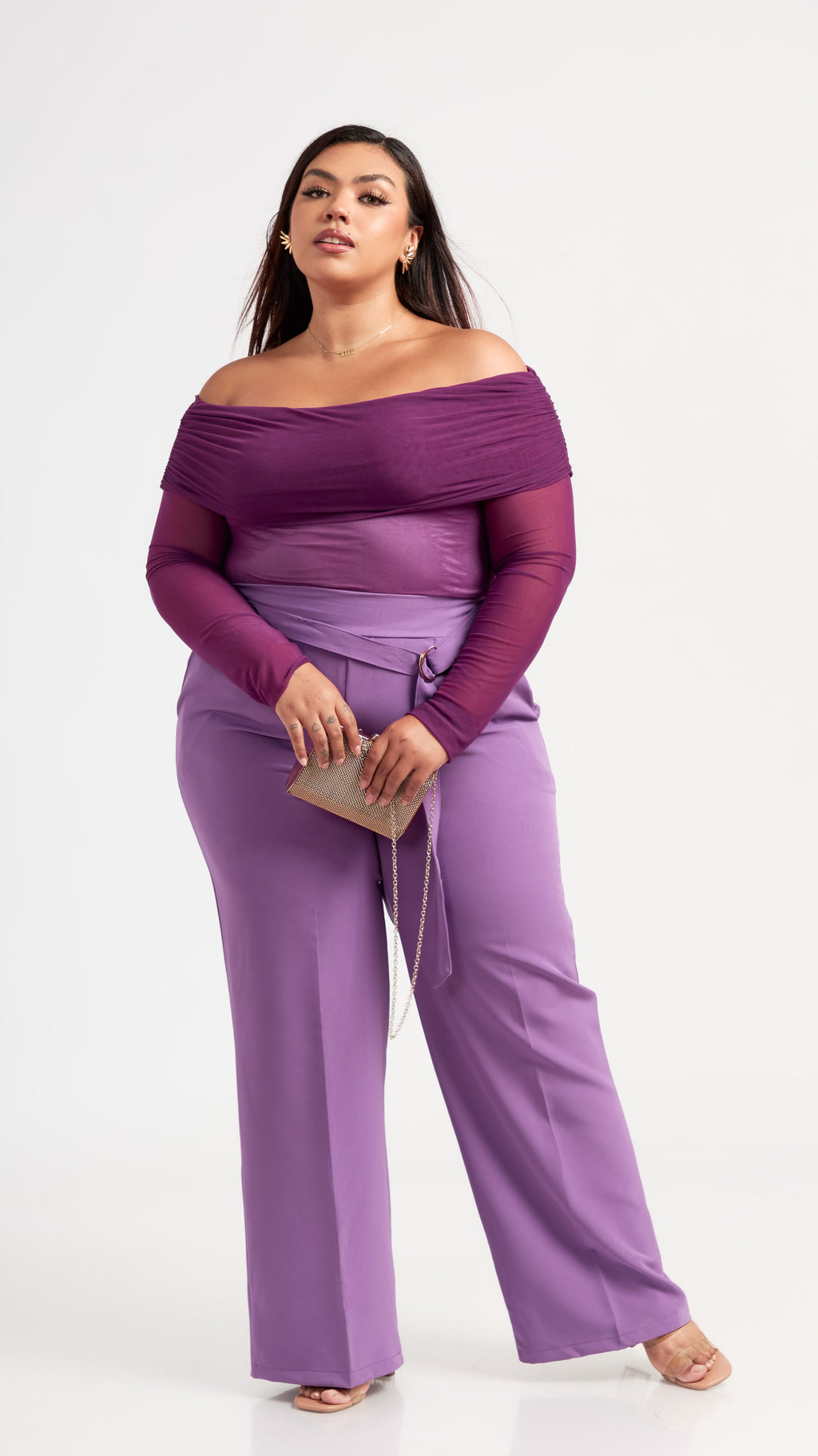 Top de Tul Off Shoulder Jhoselyn