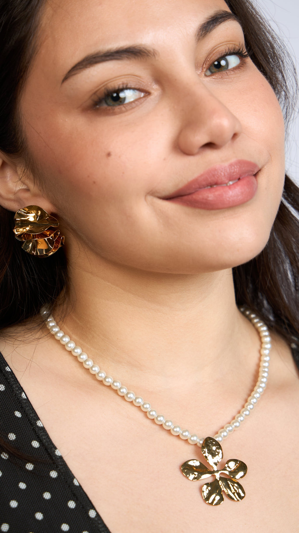 Arete Flor Dorada