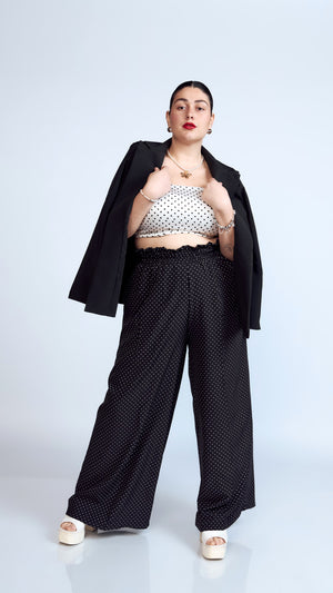 Pantalon Palazzo Polka Dots