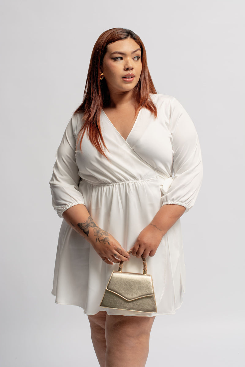 Vestido Envolvente  Angelina Perla