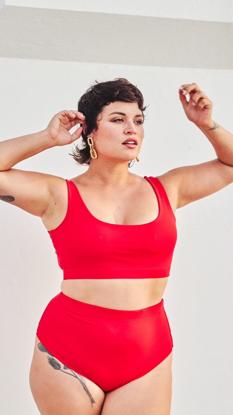 Traje de Baño Malibu Rojo