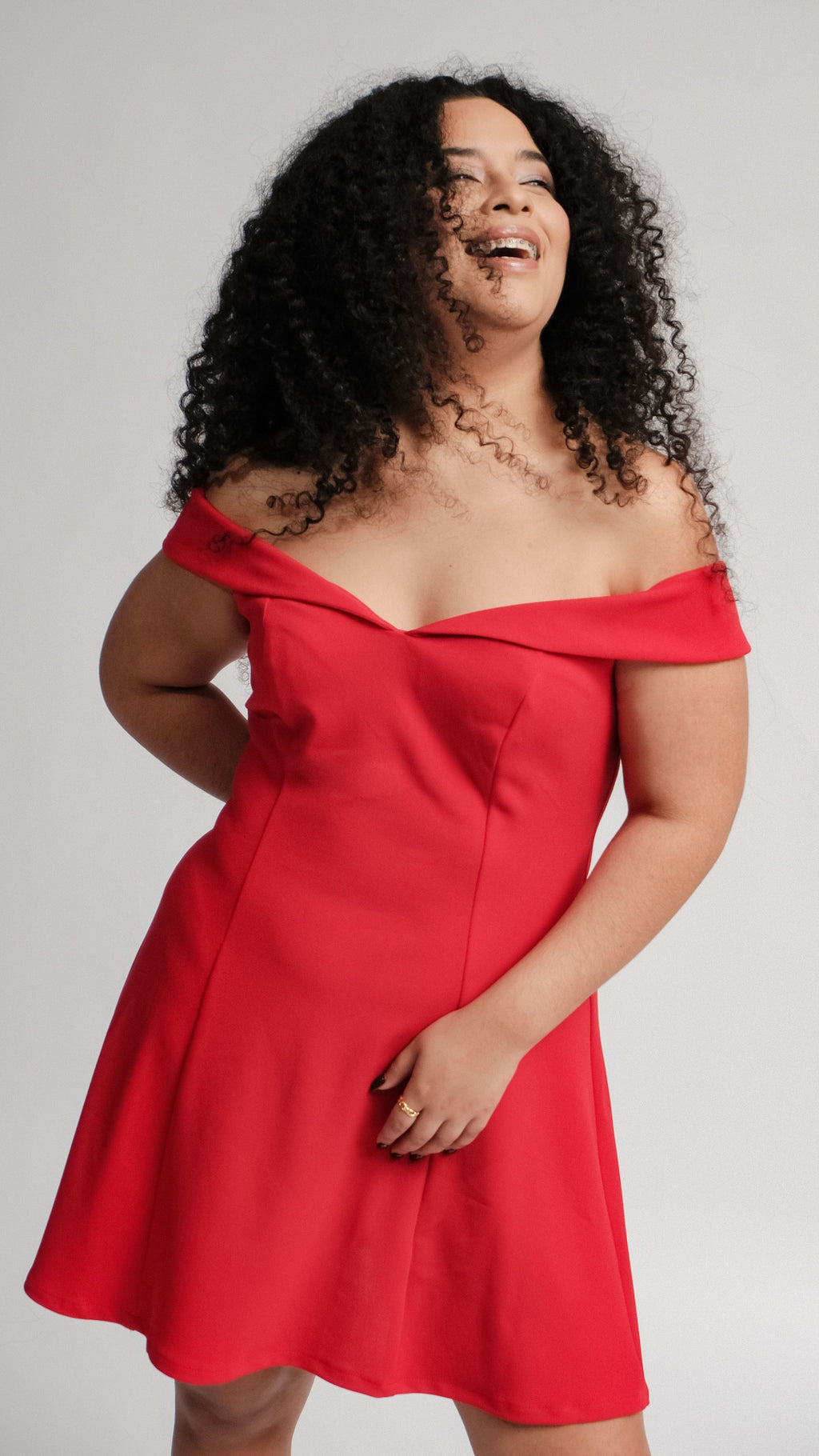 VESTIDO KORINA COLOR ROJO