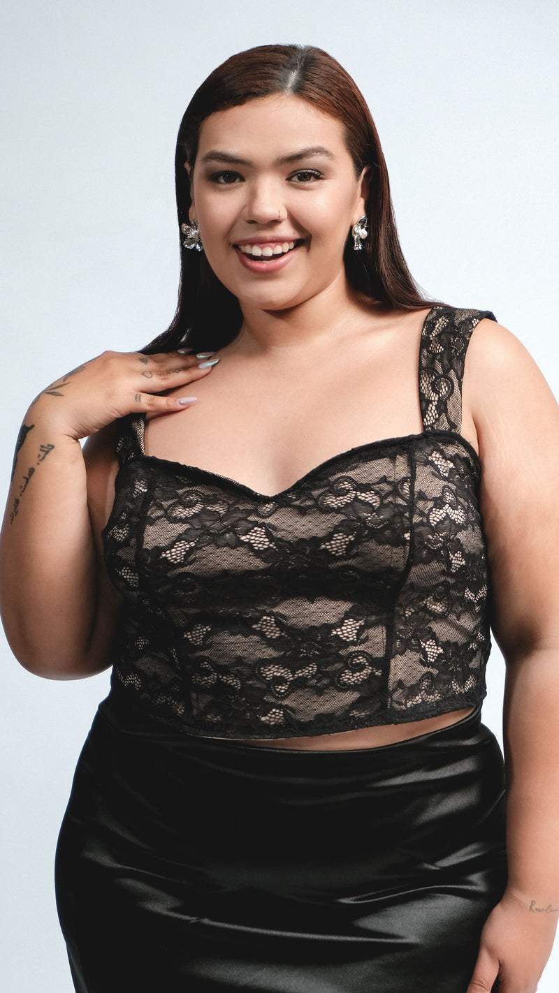 CORSET DE ENCAJE FLAVIA