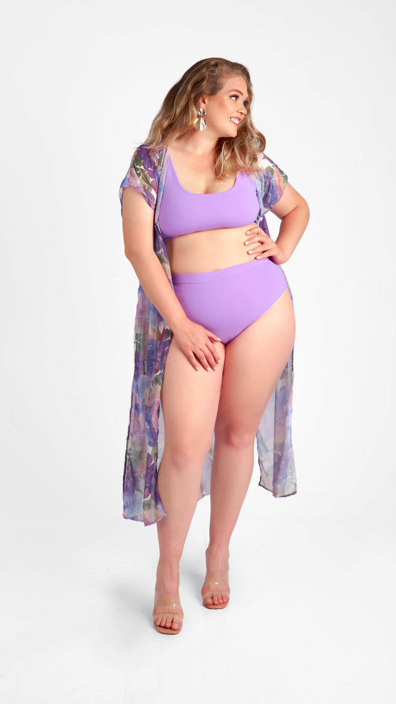 Traje de Baño Malibu Lila